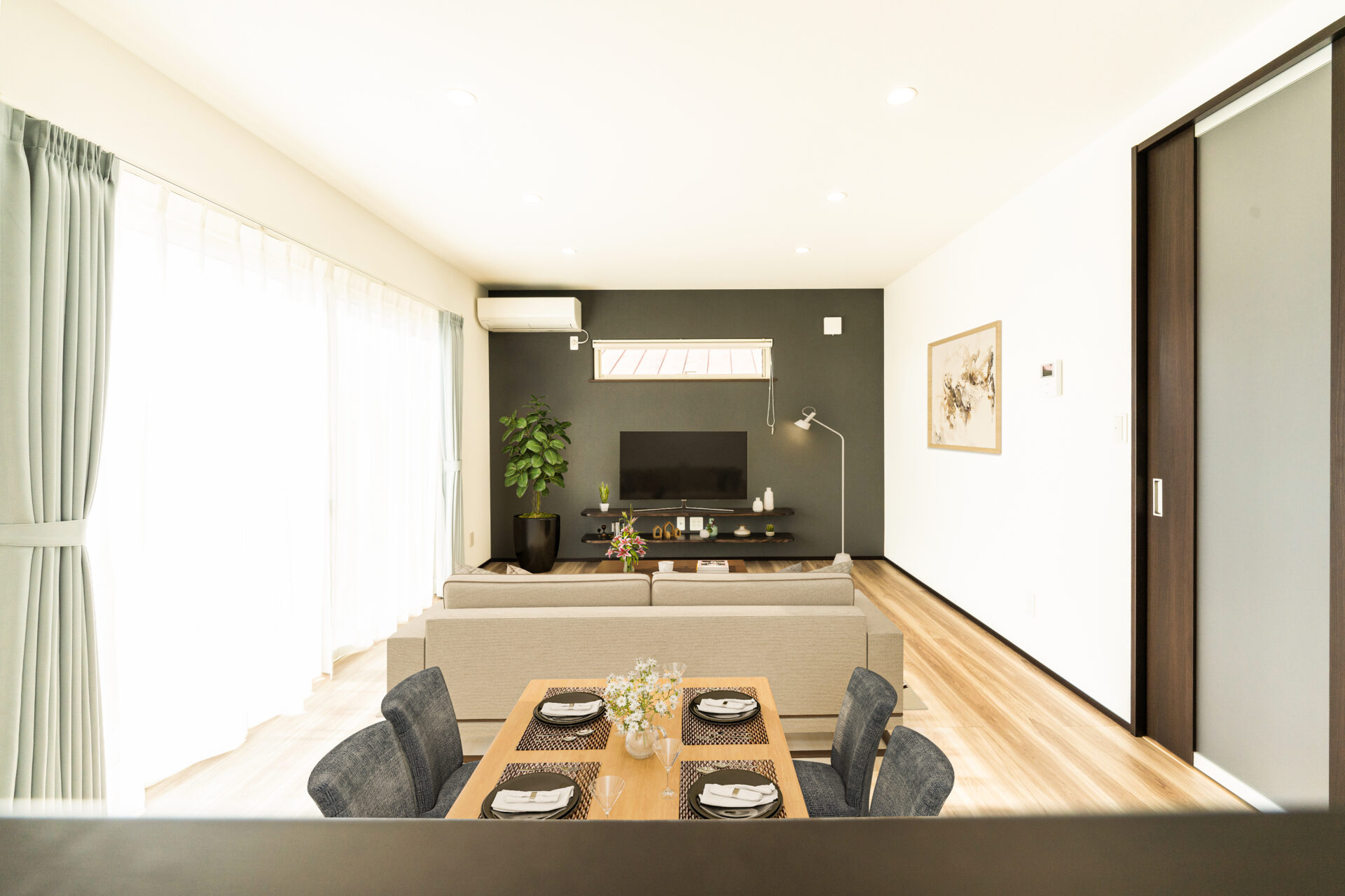 ナチュラルな心地よさのLDK