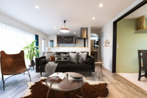 センスが光る洗練デザインのLDK