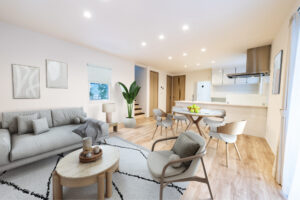 リビング階段で明るく開放感あふれるLDK