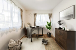 明るさと温もりが心地よい書斎06