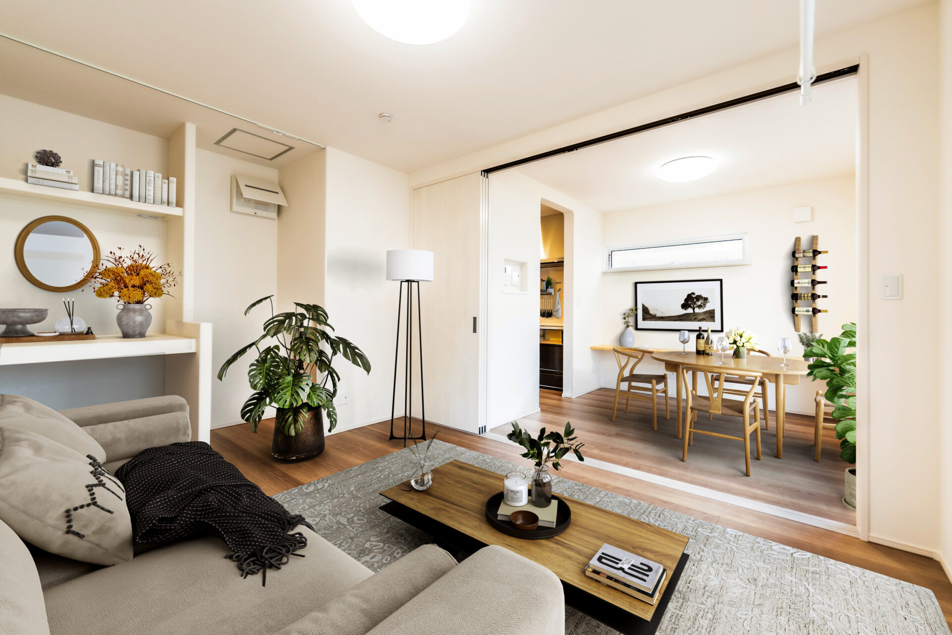 自然体で過ごせるナチュラルなLDK