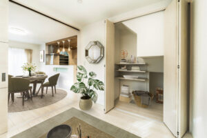 収納力が魅力の工夫されたLDK