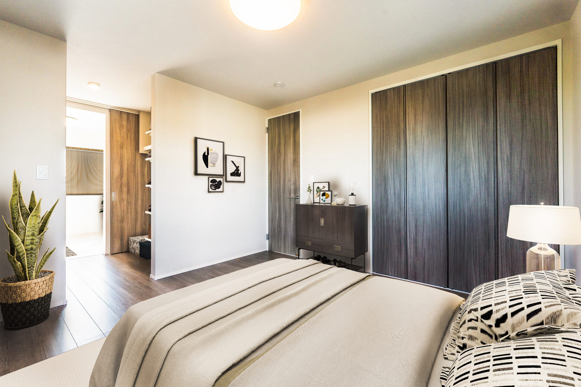 機能的で快適な書斎・寝室