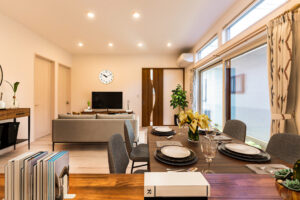 洗練されたデザインが彩るLDK