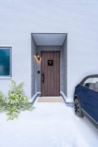 こだわりのデザインが光るお洒落な玄関扉