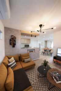 洗練された調和が生む心地よい時間のLDK