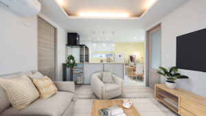 癒しを感じるナチュラルリビング