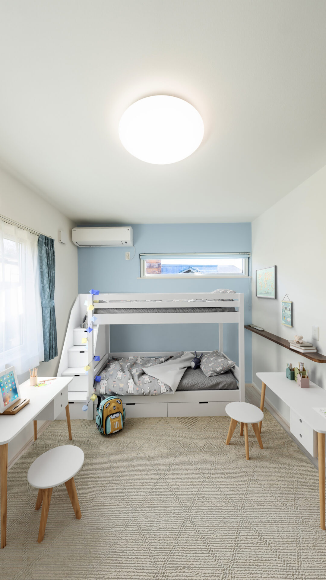 明るく楽しい子供部屋