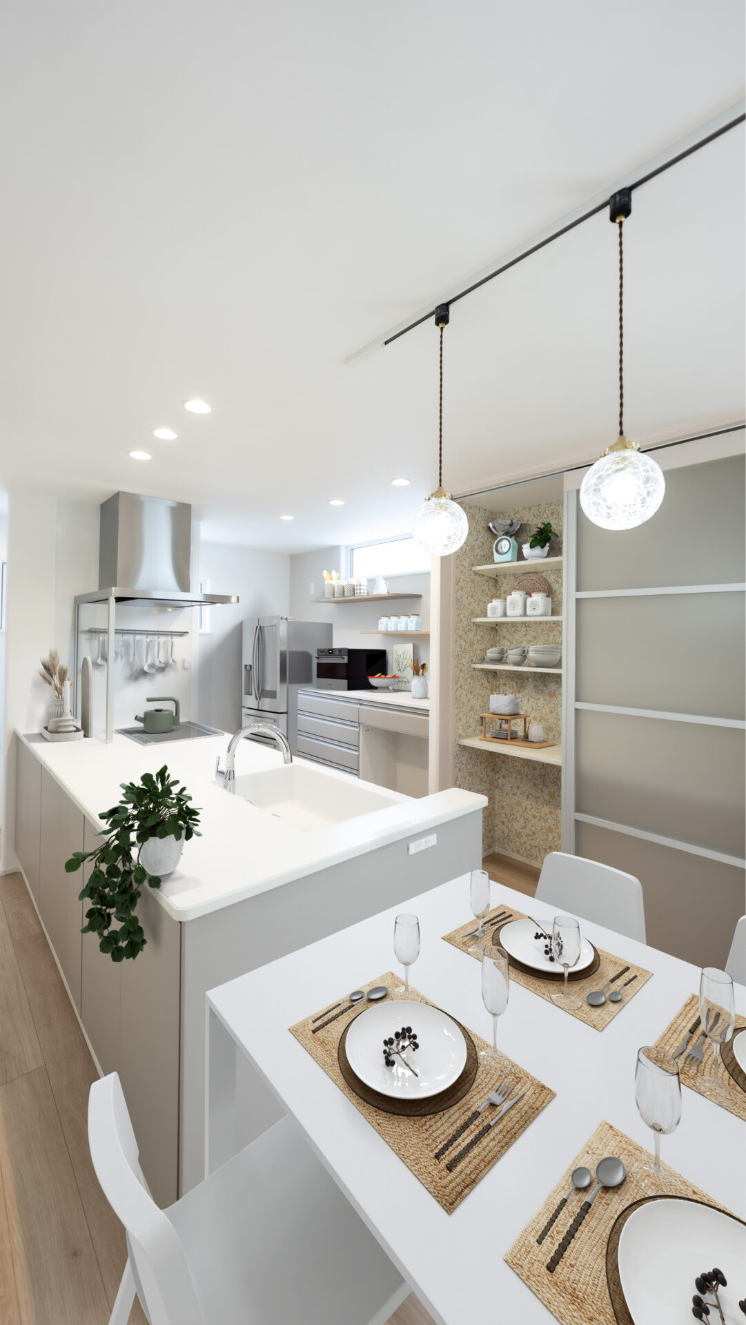 洗練されたキッチン