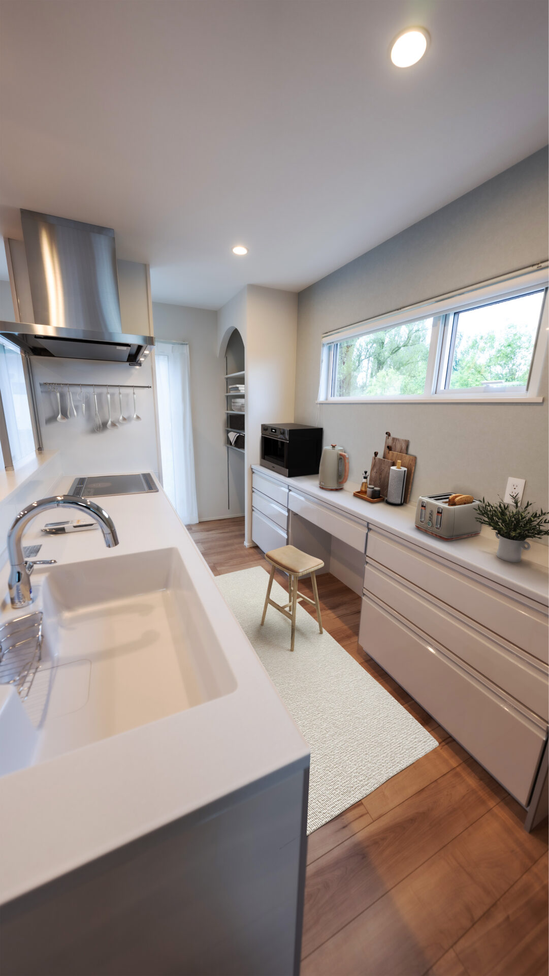 無駄のない美収納キッチン