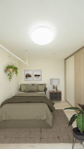 落ち着きある寝室で整う暮らしのリズム