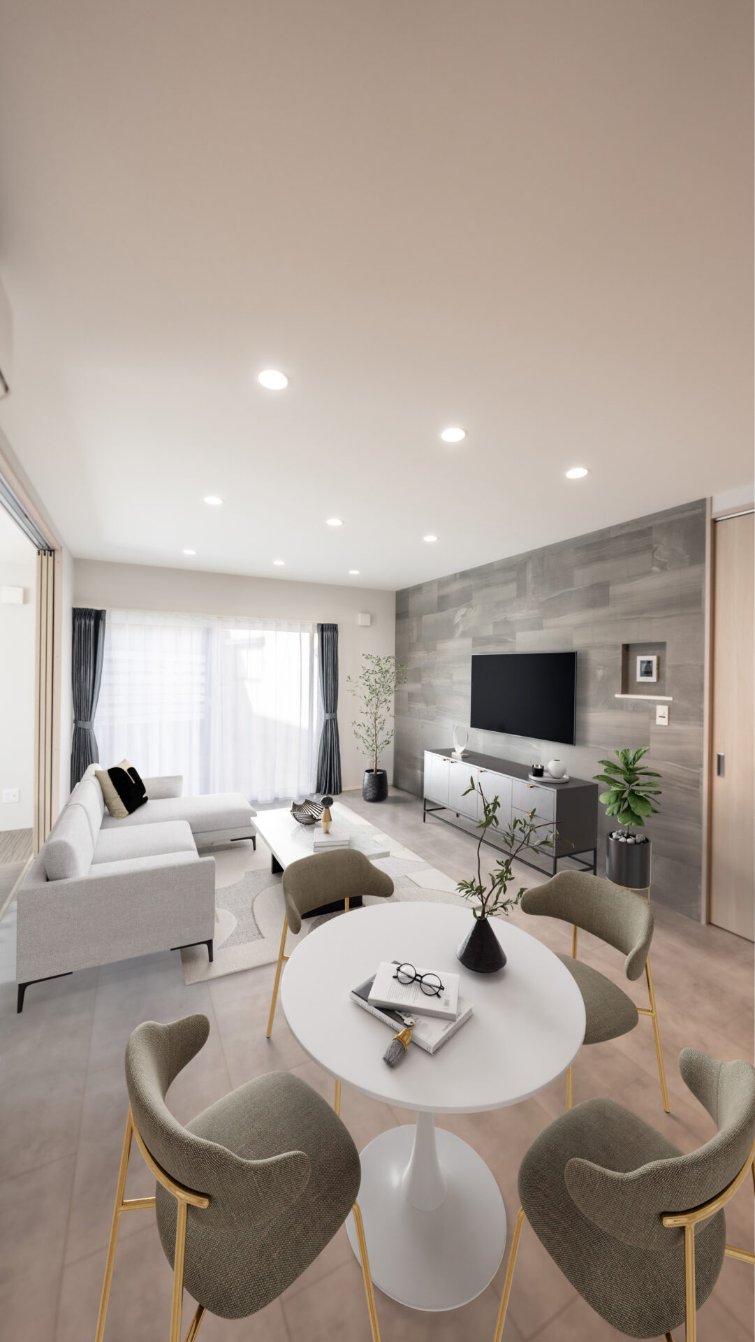 洗練が息づく上質なリビング