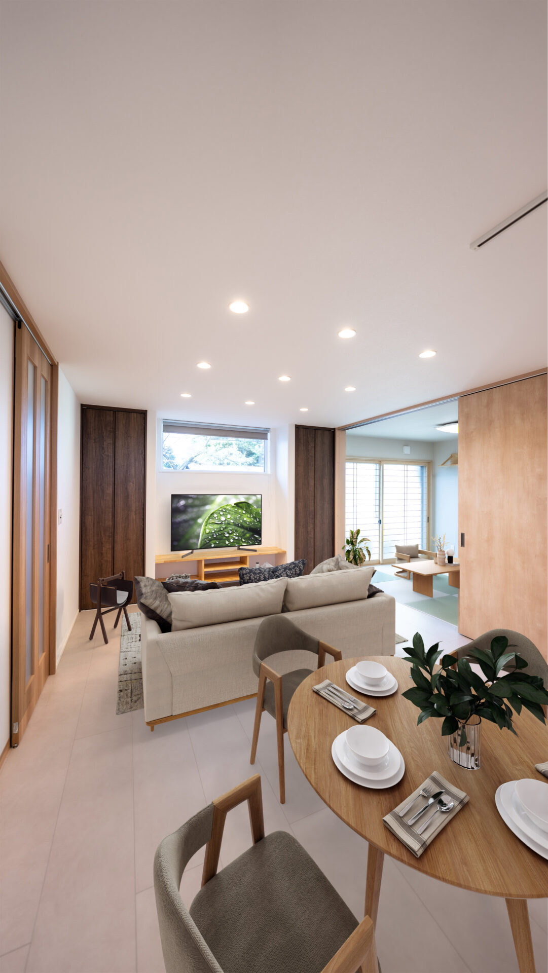 家族族が自然と集まる、やさしい木のＬＤＫ